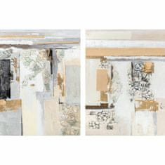 DKD Home Decor Slika DKD Home Decor 90 x 2,4 x 120 cm Abstract Modern (2 enoti)