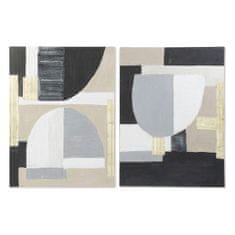 DKD Home Decor Slika DKD Home Decor 90 x 2,4 x 120 cm Abstraktna skandinavska (2 enoti)