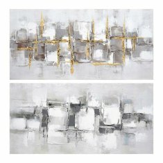 DKD Home Decor Slika DKD Home Decor Abstract 120 x 3 x 60 cm Loft (2 enoti)