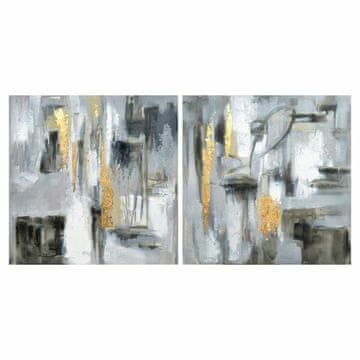 DKD Home Decor Slika DKD Home Decor Abstract 80 x 3 x 80 cm Loft (2 enoti)