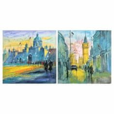 DKD Home Decor Slika DKD Home Decor City 100 x 3 x 100 cm Loft (2 enoti)