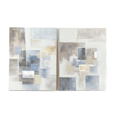 DKD Home Decor Slika DKD Home Decor 90 x 3,5 x 120 cm Abstract Modern (2 enoti)