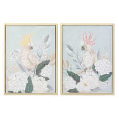 DKD Home Decor Slika DKD Home Decor 60 x 4 x 80 cm Cvetje Tropsko (2 enoti)