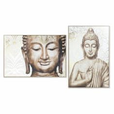 DKD Home Decor Slika DKD Home Decor 83 x 4,5 x 122,5 cm Buda Oriental (2 enoti)