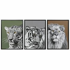 DKD Home Decor Slika DKD Home Decor 67 x 3 x 93 cm Kolonialna džungla (3 kosi)
