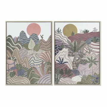 DKD Home Decor Slika DKD Home Decor 53 x 4,5 x 73 cm Moutain Boho (2 enoti)