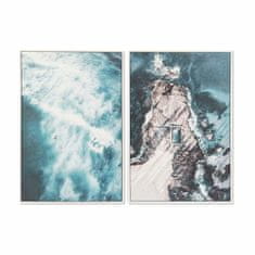 DKD Home Decor Slika DKD Home Decor 62,5 x 4,5 x 93 cm Morje in ocean (2 enoti)