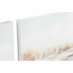DKD Home Decor Slika DKD Home Decor 140 x 3,7 x 70 cm Plaža Sredozemlje (2 enoti)