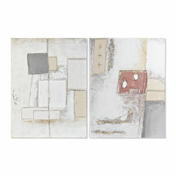 DKD Home Decor Slika DKD Home Decor 90 x 3,7 x 120 cm Abstract Modern (2 enoti)