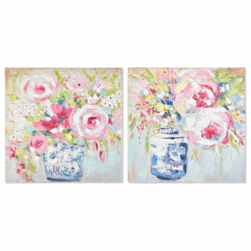 DKD Home Decor Slikarstvo DKD Home Decor 80 x 3 x 80 cm Vaza tradicionalna (2 enoti)