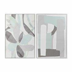 DKD Home Decor Slika DKD Home Decor 83 x 4,5 x 123 cm List rastline Skandinavski (2 enoti)