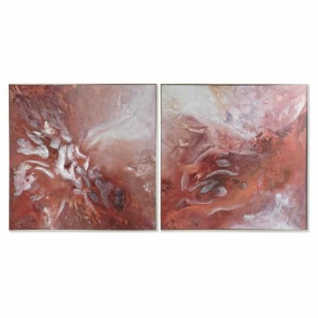 DKD Home Decor Slikarstvo DKD Home Decor Abstract 121,5 x 5 x 121,5 cm (2 enoti)