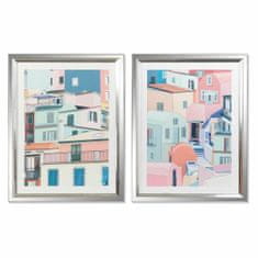 DKD Home Decor Slika DKD Home Decor 69 x 3 x 89 cm Hiše urbane (2 enoti)