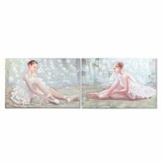 DKD Home Decor Slika DKD Home Decor 120 x 3 x 80 cm Baletna plesalka Tradicionalna (2 enoti)