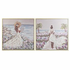 DKD Home Decor Slika DKD Home Decor 100 x 4 x 100 cm Sredozemlje (2 enoti)