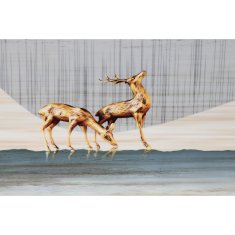 DKD Home Decor Slika DKD Home Decor 80 x 3 x 160 cm List rastline (2 enoti)