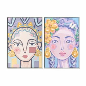 DKD Home Decor Slika DKD Home Decor 63 x 4 x 93 cm Lady Urban (2 enoti)