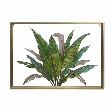 DKD Home Decor Platno DKD Home Decor Tropski list rastline (80 x 3 x 60 cm)