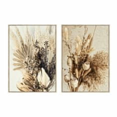 DKD Home Decor Slika DKD Home Decor Flower 80 x 4 x 120 cm Skandinavski (2 enoti)