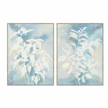 DKD Home Decor Slika DKD Home Decor 90 x 4 x 120 cm List rastline Skandinavski (2 enoti)