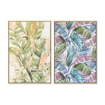 DKD Home Decor Slika DKD Home Decor 84 x 4,5 x 123 cm Palme tropske (2 enoti)
