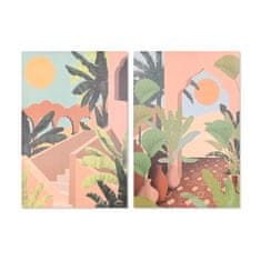 DKD Home Decor Slika DKD Home Decor 60 x 3,8 x 90 cm Indijanska ženska Indijanski moški (2 enoti)