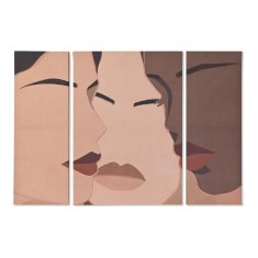 DKD Home Decor Komplet 3 slik DKD Home Decor Skandinavski Ženske 140 x 3,8 x 100 cm