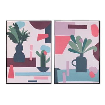 DKD Home Decor Slikarstvo DKD Home Decor 103 x 4,3 x 143 cm Vaza Skandinavski (2 enoti)