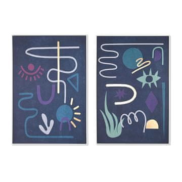 DKD Home Decor Slikarstvo DKD Home Decor 83 x 4,5 x 122,5 cm 83 x 4,5 x 123 cm Abstract Urban (2 enoti)