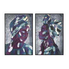 DKD Home Decor Slika DKD Home Decor 83 x 4,5 x 122,5 cm 83 x 4,5 x 123 cm Kolonialna Afričanka (2 enoti)