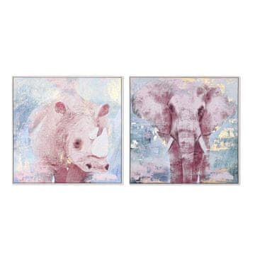 DKD Home Decor Slika DKD Home Decor 103 x 4,5 x 103 cm Slon Modern (2 enoti)
