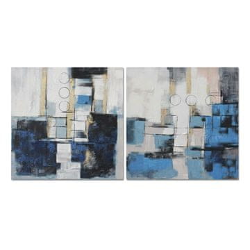 DKD Home Decor Slikarstvo DKD Home Decor Abstract Modern 100 x 2,8 x 100 cm (2 enoti)