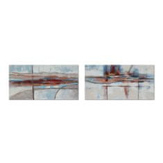 DKD Home Decor Slika DKD Home Decor 140 x 2,8 x 70 cm Abstract Modern (2 enoti)