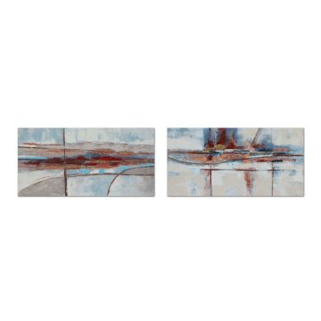 DKD Home Decor Slika DKD Home Decor 140 x 2,8 x 70 cm Abstract Modern (2 enoti)