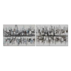DKD Home Decor Slika DKD Home Decor 120 x 2,8 x 80 cm Abstract Loft (2 enoti)
