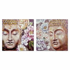 DKD Home Decor Slika DKD Home Decor Buda 80 x 3 x 80 cm Orientalski (2 enoti)