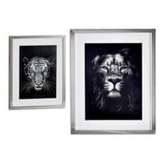 Gift Decor Slika Lev - Tiger (43 x 3 x 53 cm)