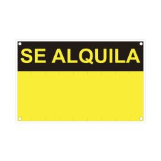 BigBuy Znak Normaluz Se alquila PVC (45 x 45 x 70 cm)