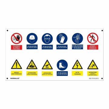 BigBuy Znak Normaluz Obra múltiple PVC (50 x 90 cm)