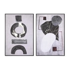 DKD Home Decor Slika DKD Home Decor 83 x 4,5 x 122,5 cm 83 x 4,5 x 123 cm Abstract Modern (2 enoti)