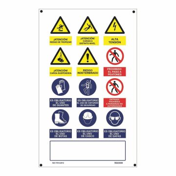 BigBuy Znak Normaluz Obra múltiple PVC (50 x 90 cm)
