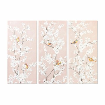 DKD Home Decor Slika DKD Home Decor 40 x 3 x 90 cm Orientalska ptica (3 kosi)