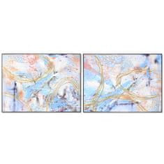 DKD Home Decor Slika DKD Home Decor 122 x 4,5 x 92 cm Abstract Modern (2 enoti)