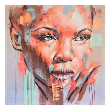 BigBuy Platno SEMANA 100 x 3,5 x 100 cm Obraz