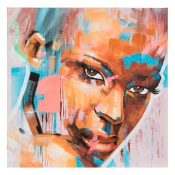 BigBuy Platno SEMANA Etnična dama 100 x 3,5 x 100 cm Obraz