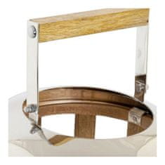 DKD Home Decor Svetilka DKD Home Decor Silver Wood Metal (22 x 22 x 32 cm)