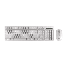 Marvo Office WS005 komplet brezžične tipkovnice in miške, SLO gravura, bela - odprta embalaža