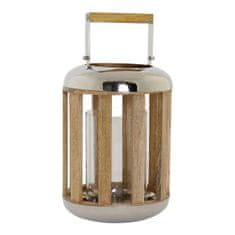 DKD Home Decor Svetilka DKD Home Decor Silver Wood Metal (22 x 22 x 32 cm)