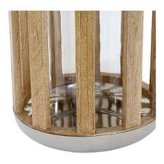 DKD Home Decor Svetilka DKD Home Decor Silver Wood Metal (22 x 22 x 32 cm)