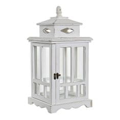 DKD Home Decor Svetilka DKD Home Decor White Crystal Pinewood (22,5 x 22,5 x 47 cm)